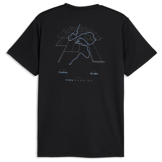 Puma Ανδρική κοντομάνικη μπλούζα Run Illustrative Graphic T-Shirt